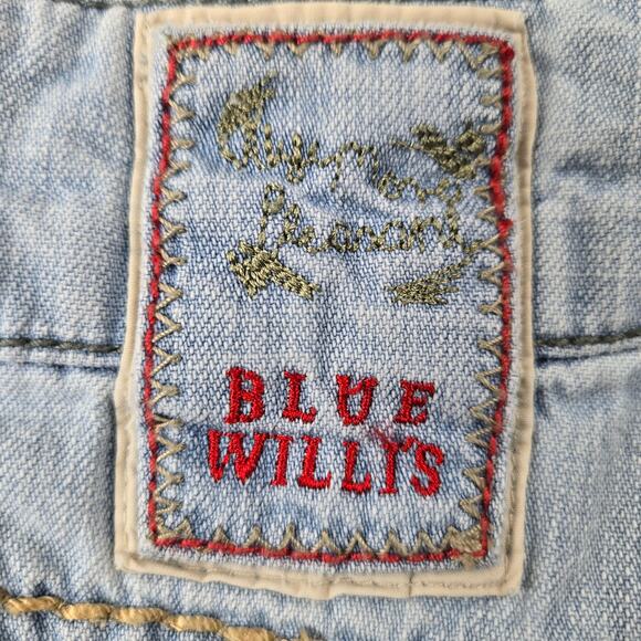 Blue Willi's Denim Skirt A Life More Pleasant Ice Blue Light Wash size 42 (12US) - Picture 13 of 13